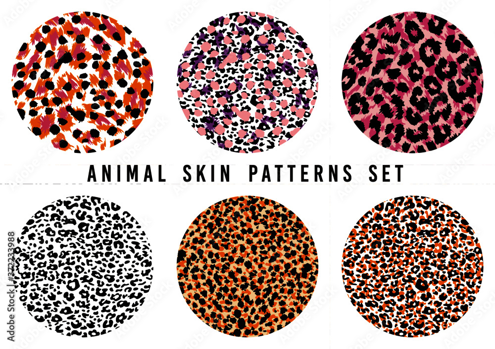 set of animal print vector patterns
set of animal print vector patterns