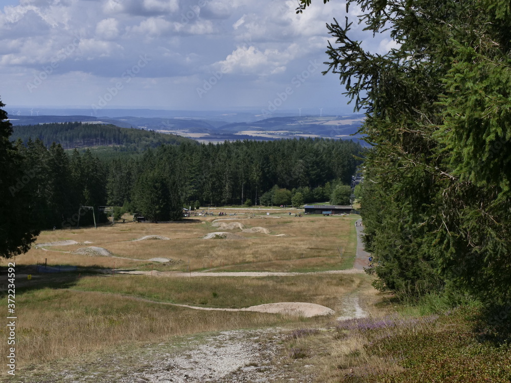 Obraz premium Blick vom Erbeskopf
