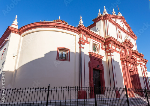 Our Lady of the Rest Parish (Parroquia de Nuestra Senora del Reposo) in Valverde del Camino, Huelva province, Andalusia, Spain photo