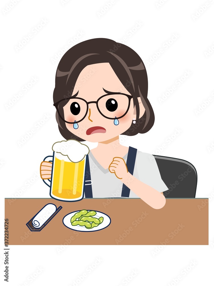 メガネを掛けた若い主婦 メガネを掛けた若い主婦