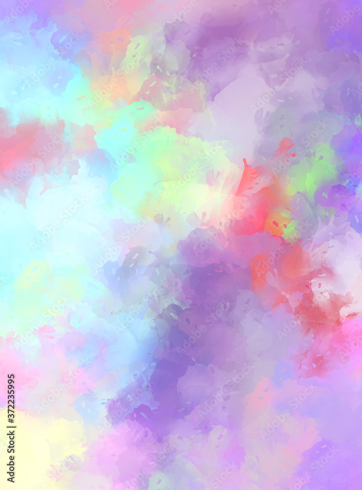 Artistic vibrant and colorful wallpaper.Brushed Painted Abstract Background. Brush stroked painting.