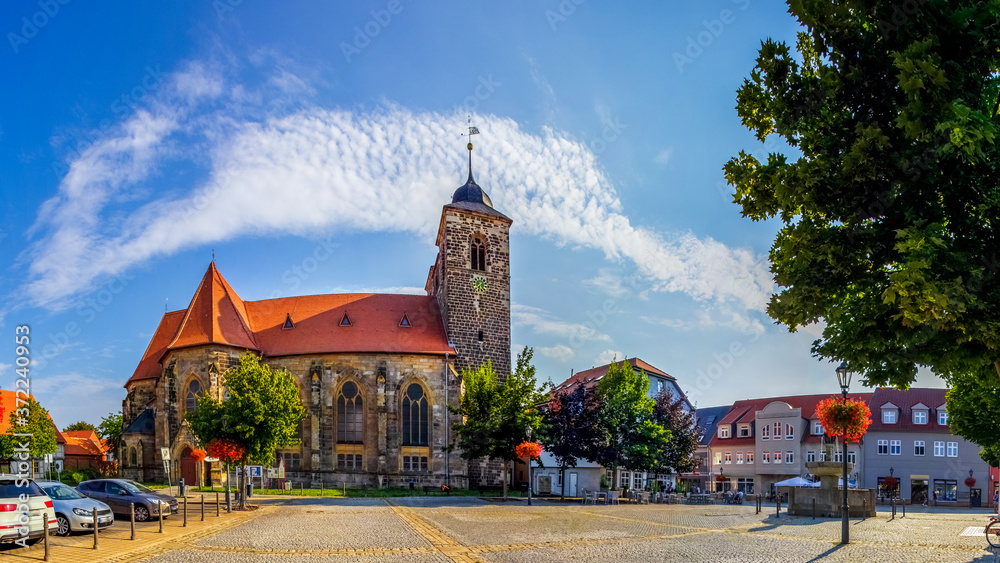 Obraz premium Sankt Nikolai Kirche, Oschersleben, Deutschland 