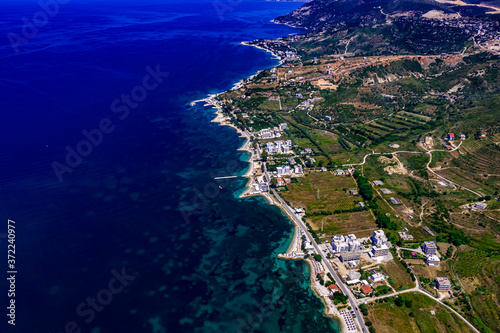 Albanien - Boote, Meer und Landschaften aus der Luft
