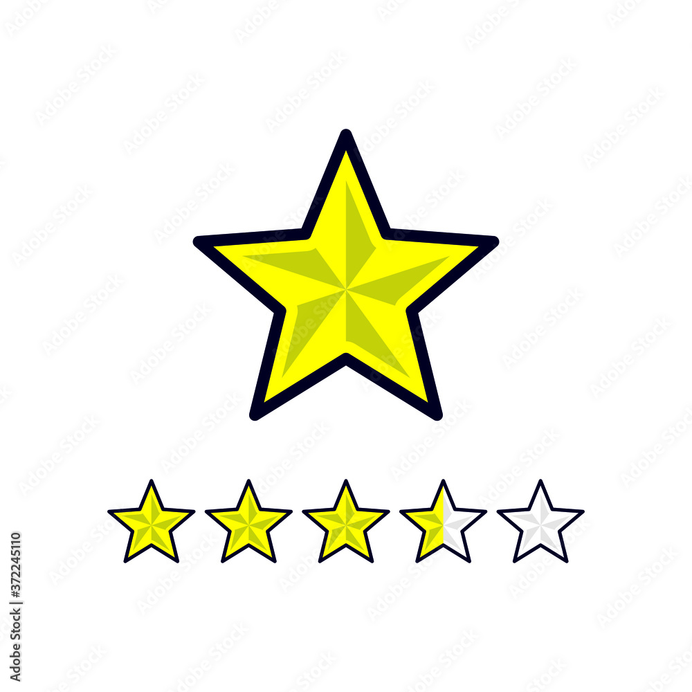 star rate icon vector eps star rate icon vector eps