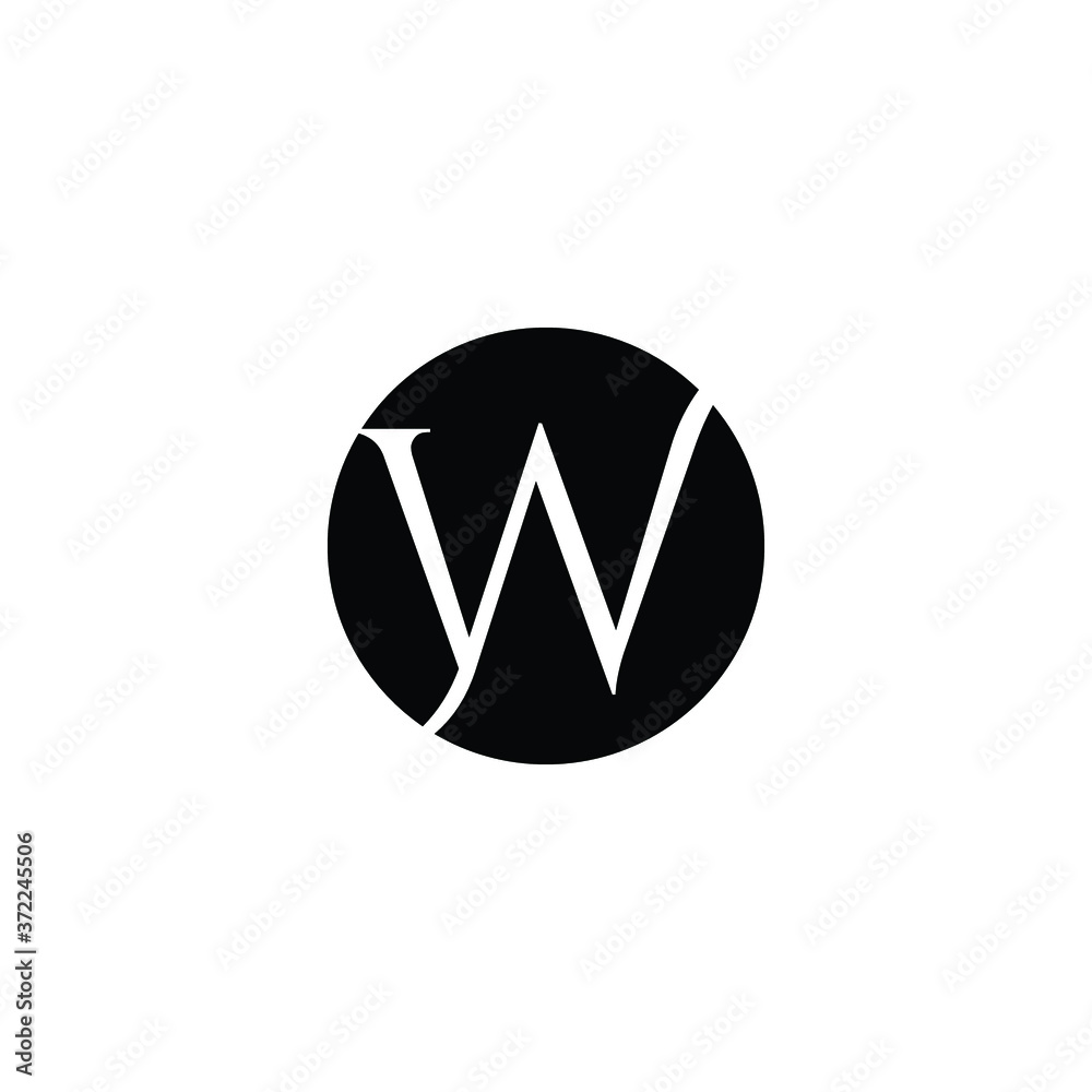 Fototapeta premium Initial Letter W monogram Logo