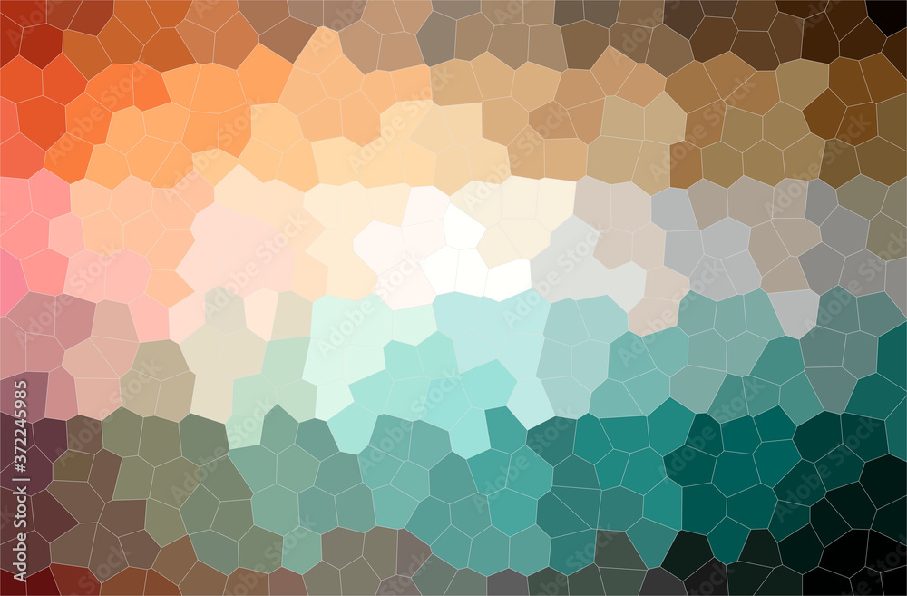 Abstract illustration of orange Little Hexagon background Abstract illustration of orange Little Hexagon background