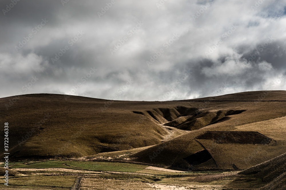 The beautiful landscapes around the Chimborazo volcano, Ecuador The beautiful landscapes around the Chimborazo volcano, Ecuador
