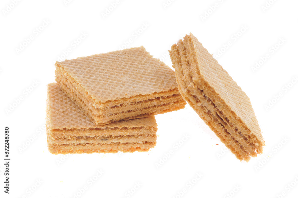 Tasty cookie and cakes isolated on white background Tasty cookie and cakes isolated on white background