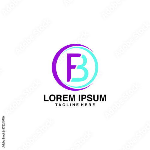 Initials F&B Logo Vector Illustration Icon