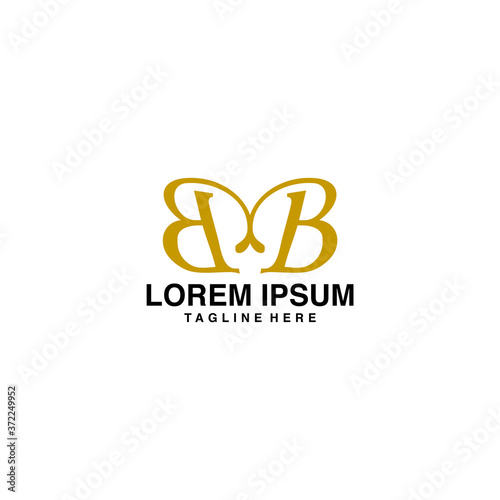 Initials B & B Logo Vector Illustration Icon