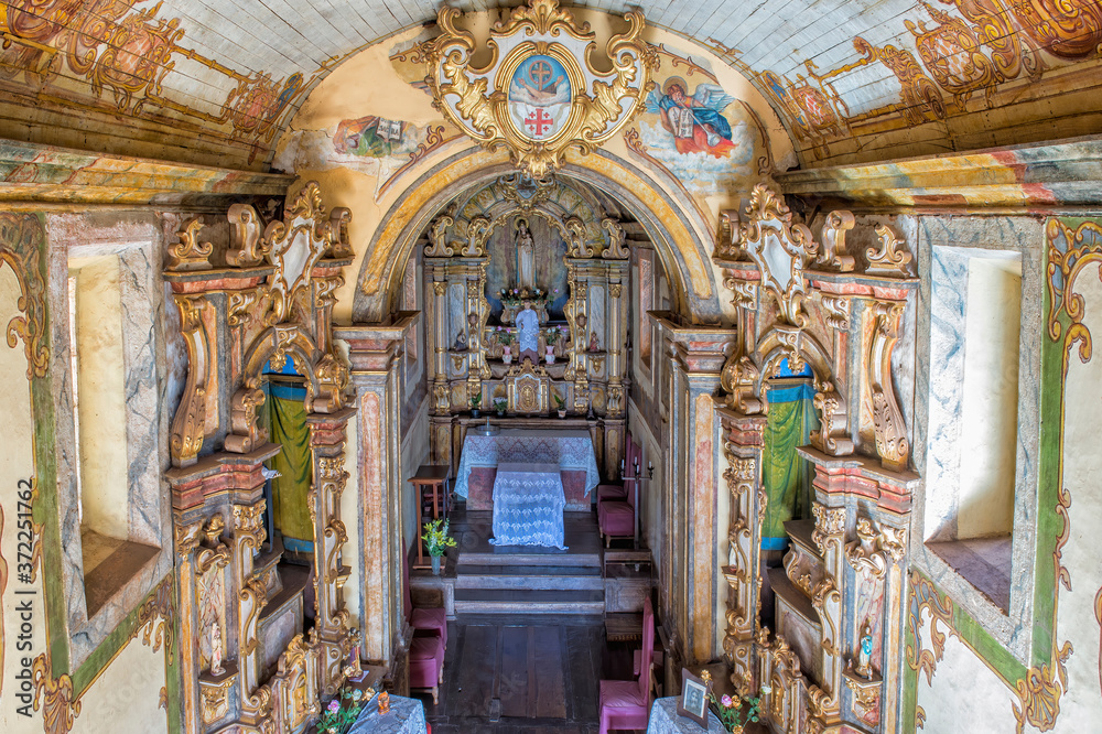Capela de Nossa Senhora do Pilar, Interior, Sabara, Belo Horizonte, Minas Gerais, Brazil..