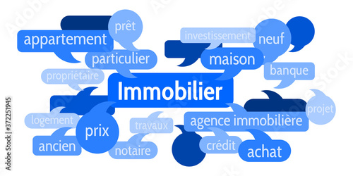 Nuage de Mots Immobilier v8