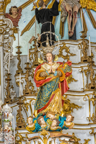 Sao Francisco de Assis Church, Main Altar, Sao Joao del Rey, Minas Gerais, Brazil © Gabrielle