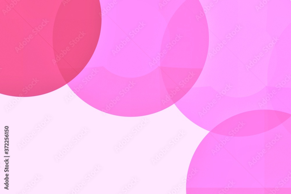 Abstract pink background with circles, for design and decoration. Pink base for web and print