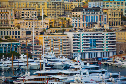 city ​​view from the sea in Monaco