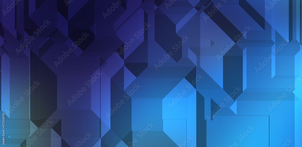 Fototapeta premium Polygonal background. Colorful wallpaper with geometric design. Digital 3d illustration.