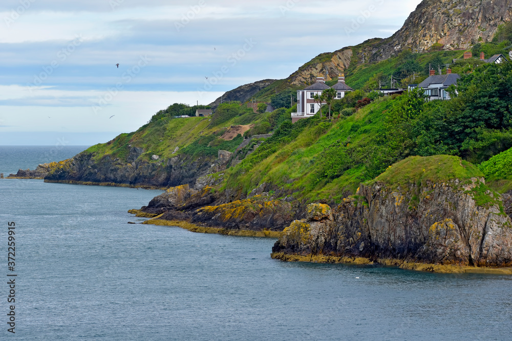 Beautiful view over Howth, Ireland
