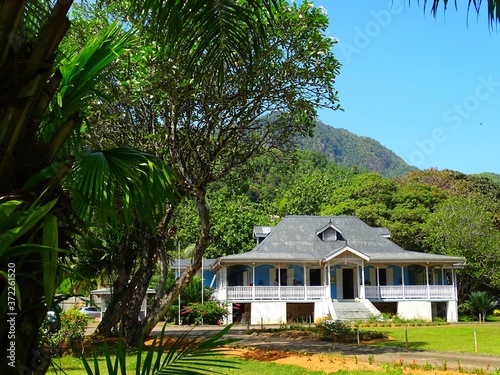 Seychelles, Indian Ocean, Mahe Island, east coast, Val des Pres area - Craft Village