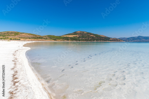 Salda Lake in Burdur Province of Turkey