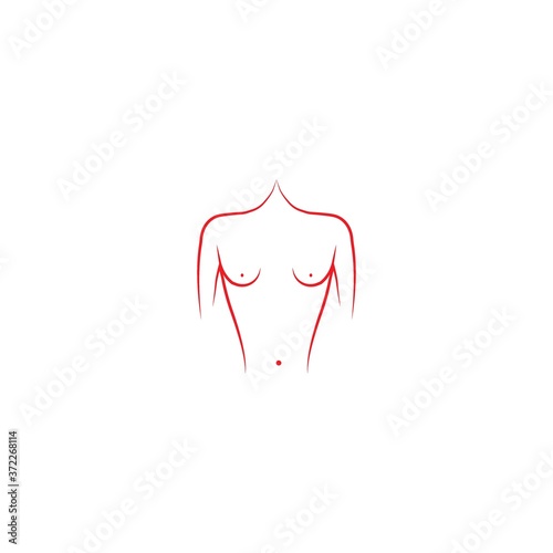 female breast icon