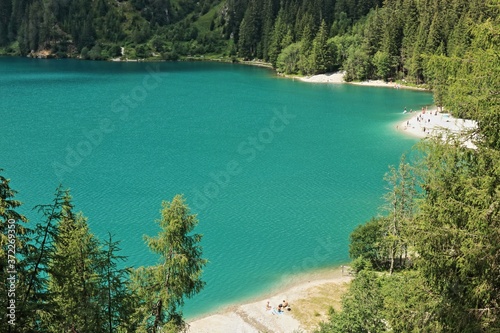 Lago di Anterselva in Valle Aurina, Alto Adige