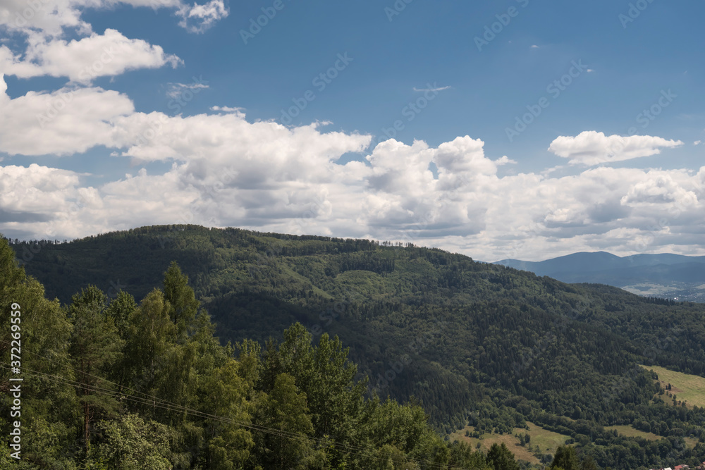 landscape of a mountain range landscape of a mountain range