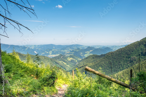 The foothills of the Alps in the Upper Austrian Enns Valley, close to the village of Großraming and the town of Steyr, offer hiking and recreation in the incomparable nature of the largest forest area