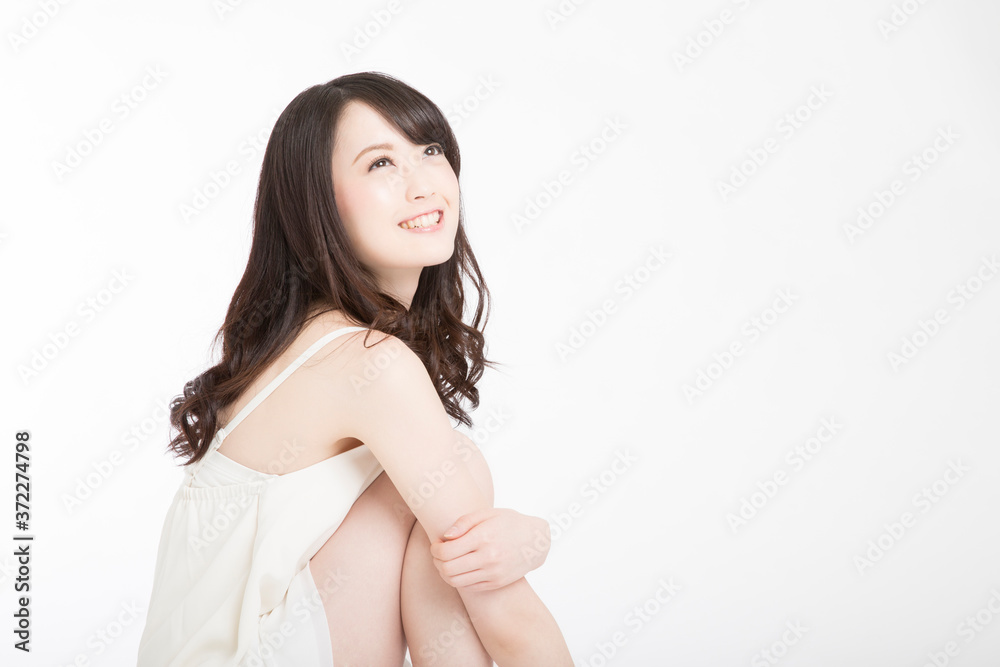 笑顔の女性 笑顔の女性
