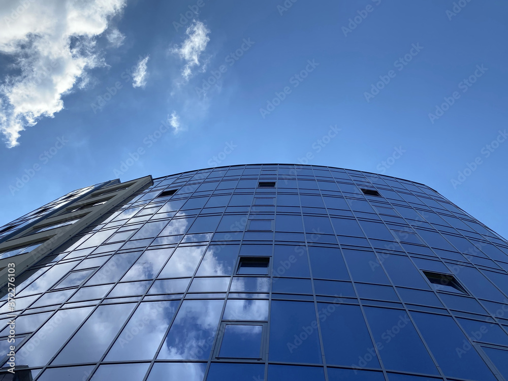 Office building glass facade Office building glass facade