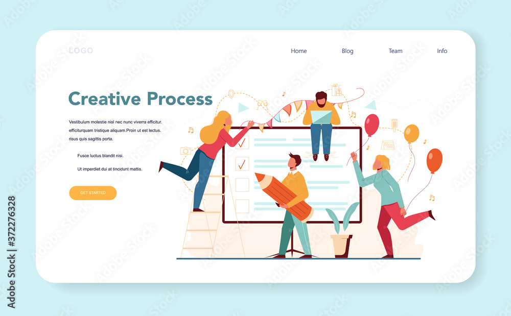 Event manager or service web banner or landing page set. Event manager or service web banner or landing page set.