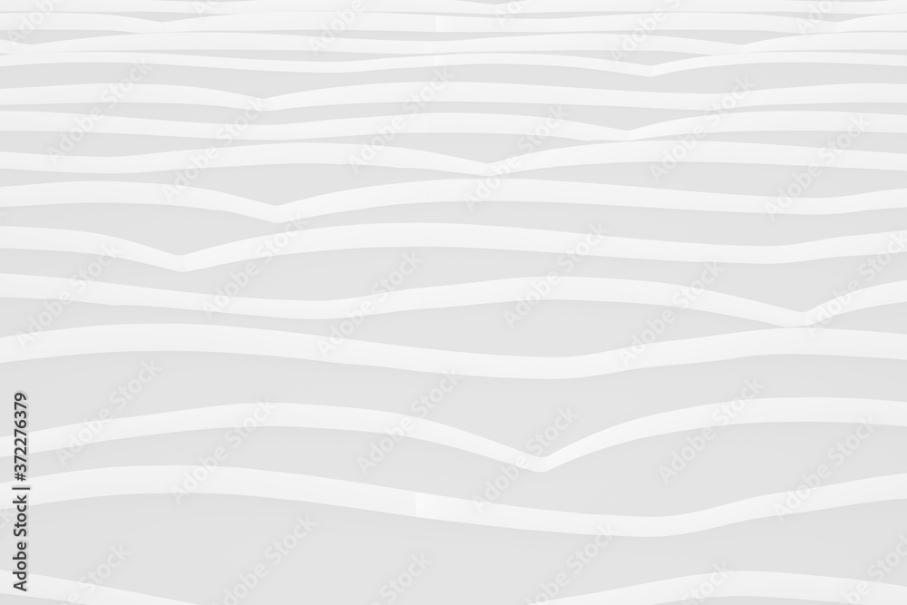 Fototapeta premium Geometrical shapes background. Black and white minimalist tech wall. Abstract 3D backdrop.