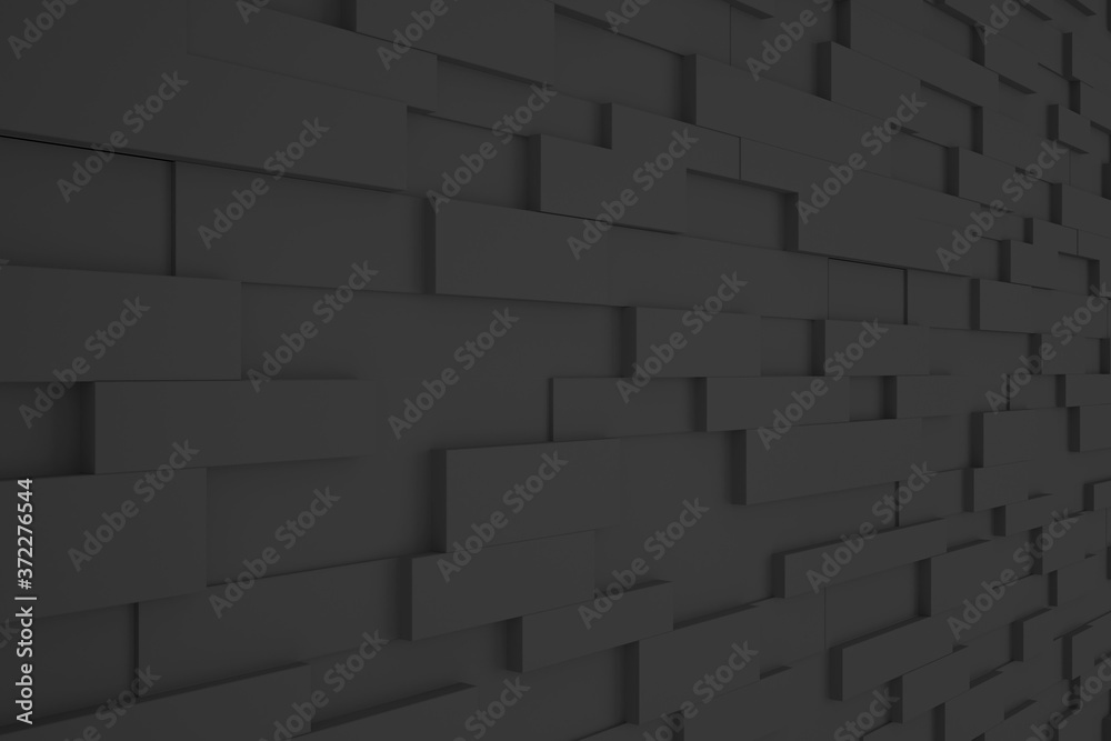 Geometrical shapes background. Black and white minimalist tech wall. Abstract 3D backdrop. Geometrical shapes background. Black and white minimalist tech wall. Abstract 3D backdrop.