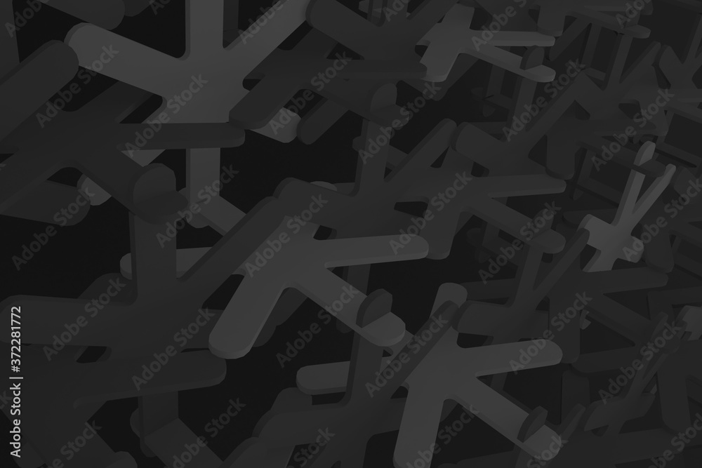 Geometrical shapes background. Black and white minimalist tech wall. Abstract 3D backdrop. Geometrical shapes background. Black and white minimalist tech wall. Abstract 3D backdrop.