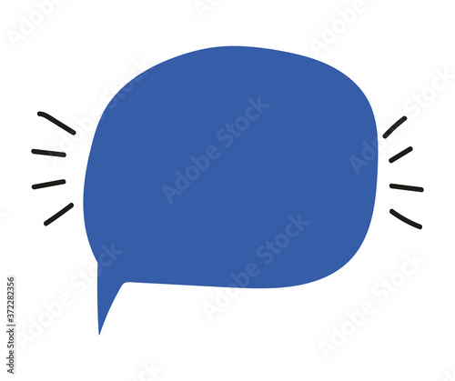 Communication bubble design, Message discussion conversation and chatting theme Vector illustration