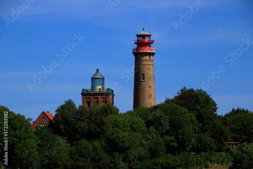 Leuchtturm auf dem Kap Arkona auf der Ostseeinsel Rügen