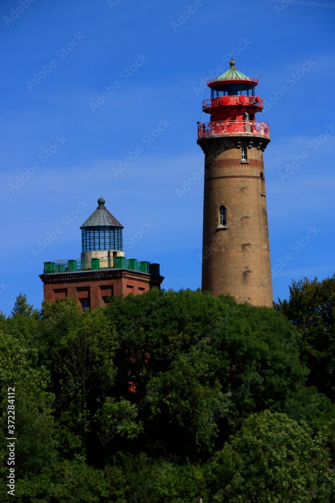 Leuchtturm auf dem Kap Arkona auf der Ostseeinsel Rügen