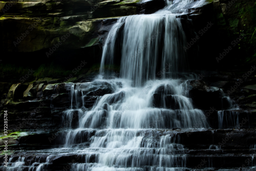 Obraz premium Waterfall long-exposure