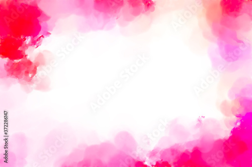 Watercolor strokes on surface. Artistic background image. Abstract painting on canvas. Brushstrokes. Contemporary art. Colorful texture of hand made artwork. Modern painting.