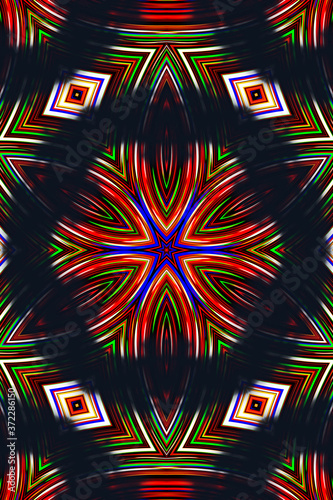 Colorful Psychedelic Acrylic Effect creative Dirty Acrylic Paint.