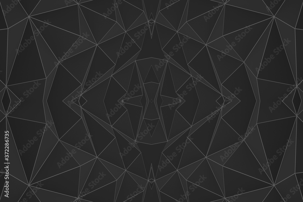 High technology kaleidoscope abstract background. Cyberpunk wall with the lights. Three-dimensional mirrored render illustration. High technology kaleidoscope abstract background. Cyberpunk wall with the lights. Three-dimensional mirrored render illustration.