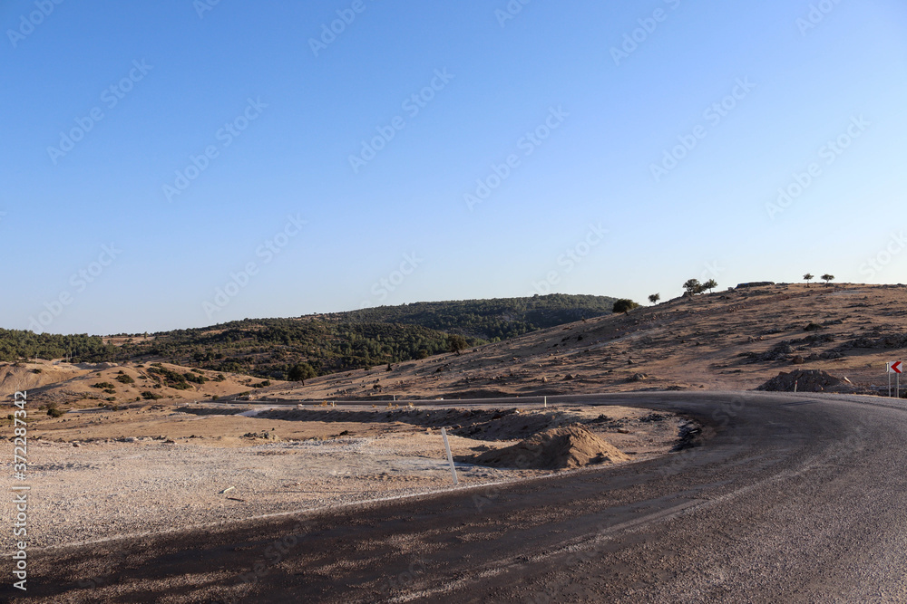 road in the desert