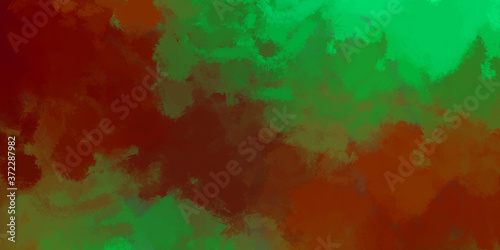 Wall art. Unique and creative illustration. Brush stroked painting. Abstract background of colorful brush strokes. Brushed vibrant wallpaper. Painted artistic creation.