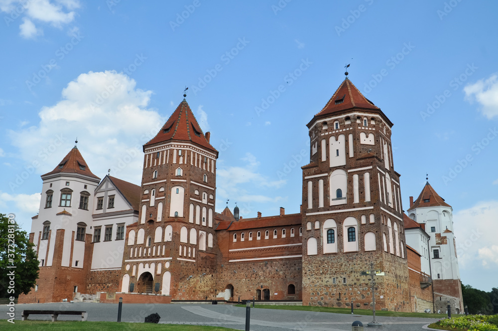 Mir castle and Park complex is an architectural complex, defensive fortification and residence. It is an architectural monument included in the UNESCO world heritage list. Belarus.