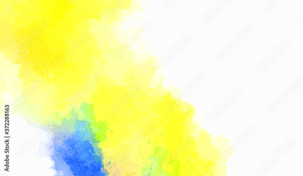 Fototapeta premium Watercolor painted background. Abstract Illustration wallpaper. Brush stroked painting. 2D Illustration.