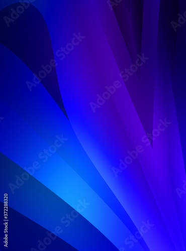 Abstract background with colorful gradient. Vibrant graphic wallpaper with stripes design. Fluid 2D illustration of modern movement.