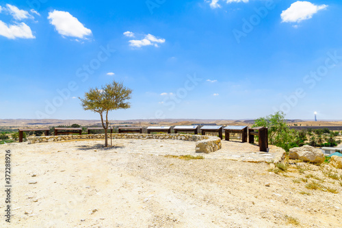 Tali Lookout Point and views of the Negev Desert