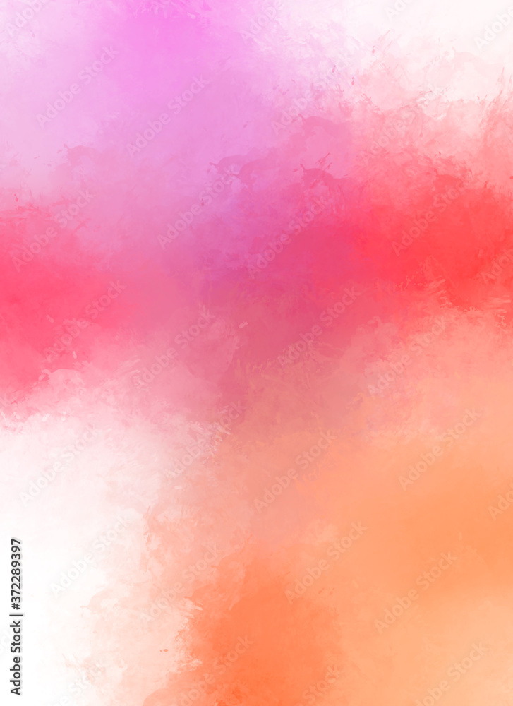 Brushed Painted Abstract Background. Brush stroked painting. Strokes of paint. 2D Illustration.