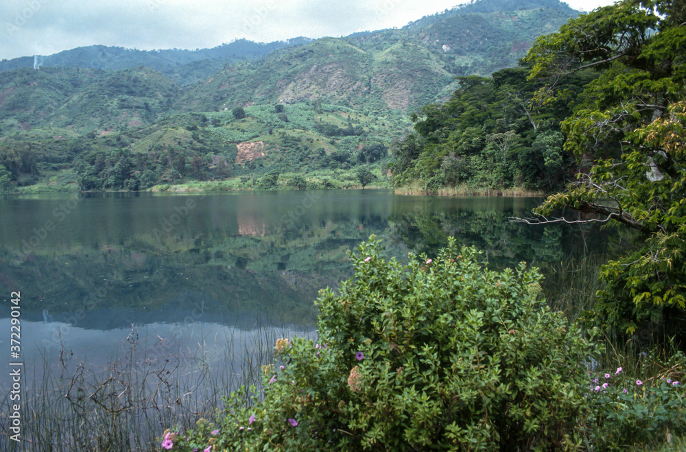 Fototapeta premium Lac Kivu, République démocratique du Congo, Rwanda