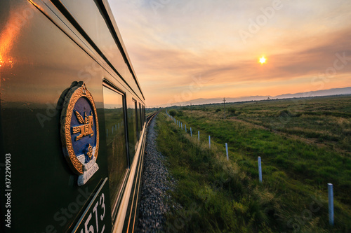 Local trans-siberian train from Mongolia to Ulan-Ude, The Republic of Buryatia