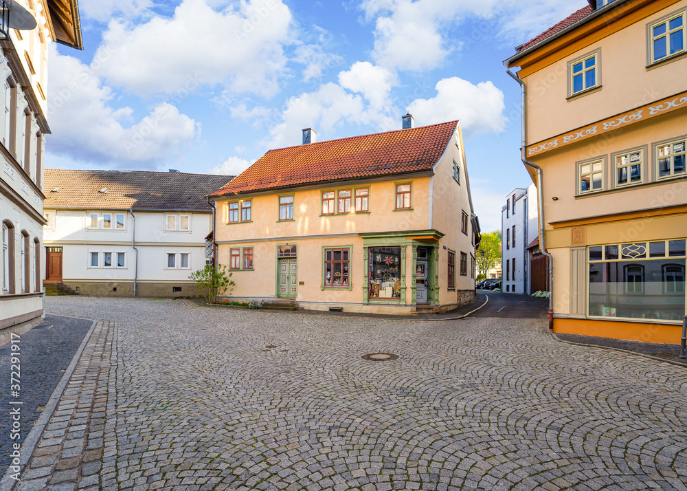 Obraz premium Waltershausen Thüringen Gotha Thüringer Becken Thüringer Wald Deutschland,